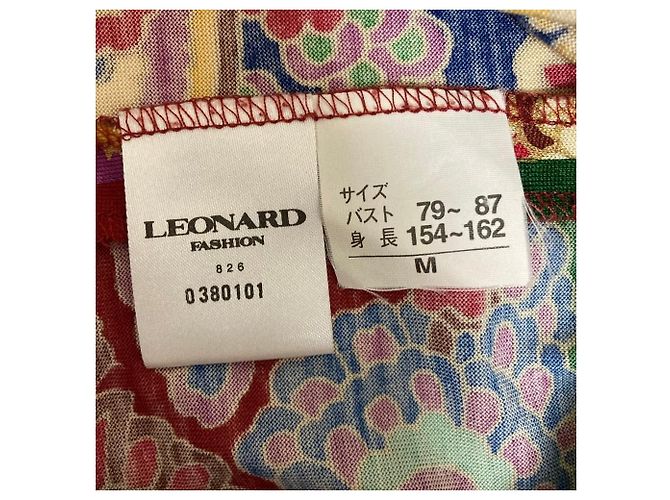 Leonard Kleid mit Paisley-Print, Stehkragen und Gürtel - Ansicht 10