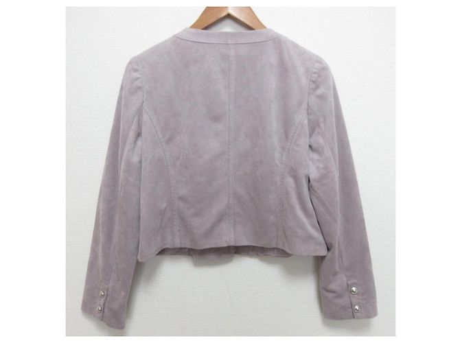Autre Marque Chaqueta sin cuello de ante sintético PROPORTION BODY DRESSING - vista 2