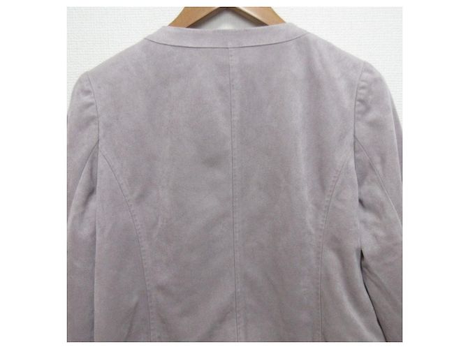 Autre Marque Chaqueta sin cuello de ante sintético PROPORTION BODY DRESSING - vista 4