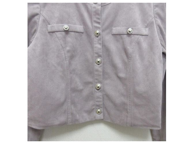 Autre Marque Chaqueta sin cuello de ante sintético PROPORTION BODY DRESSING - vista 5