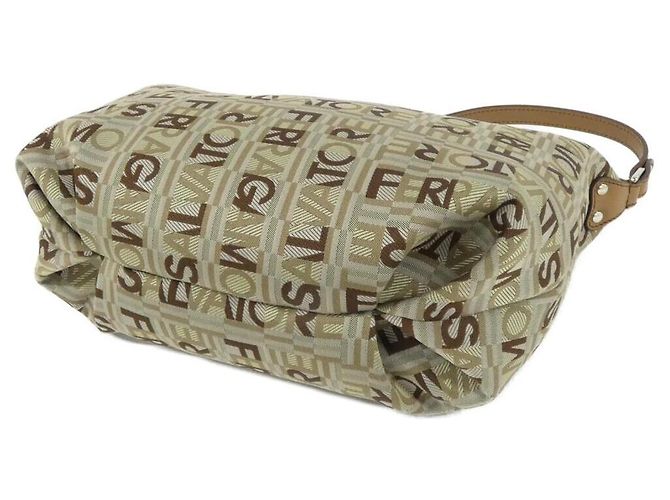 Borsa a tracolla in nylon e pelle Salvatore Ferragamo - vista 3