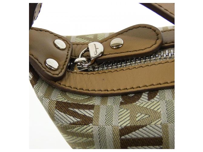 Borsa a tracolla in nylon e pelle Salvatore Ferragamo - vista 5