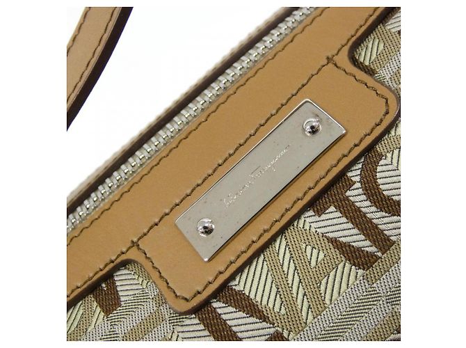 Borsa a tracolla in nylon e pelle Salvatore Ferragamo - vista 6