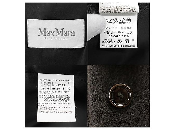 Max Mara MaxMara Alpaca Wool Coat - view 10