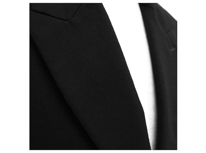 Dior Black Wool Coat - view 3