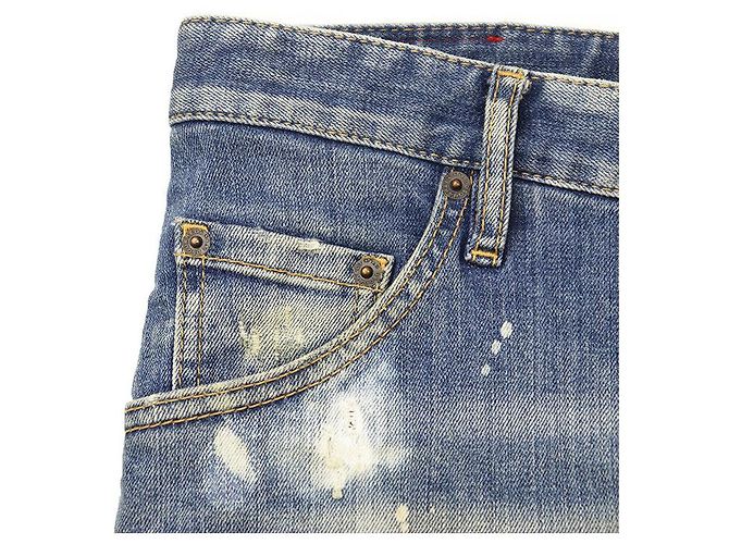 DSQUARED2 Skater Jean Baumwoll-Denimhose - Ansicht 11
