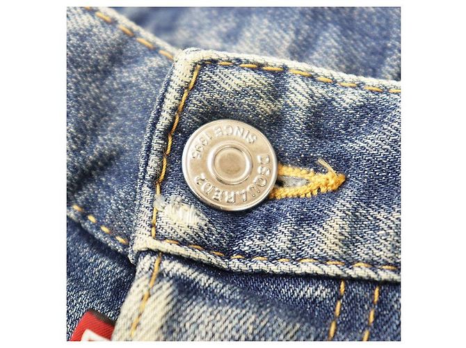 DSQUARED2 Skater Jean Baumwoll-Denimhose - Ansicht 12