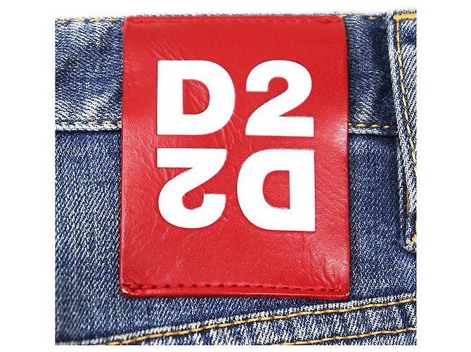 DSQUARED2 Skater Jean Baumwoll-Denimhose - Ansicht 14