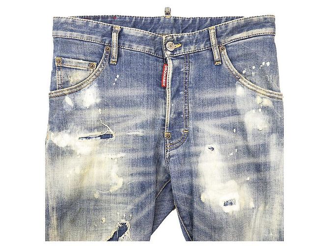 DSQUARED2 Skater Jean Baumwoll-Denimhose - Ansicht 2