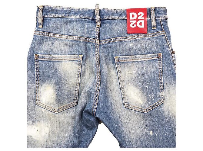 DSQUARED2 Skater Jean Baumwoll-Denimhose - Ansicht 7