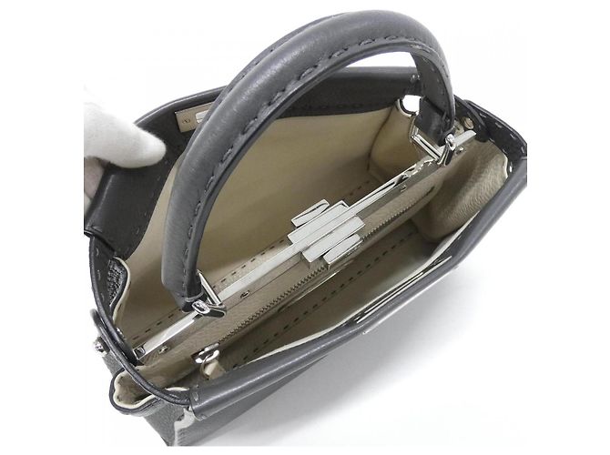 Borsa in vitello Fendi SELLERIA Peekaboo - vista 5