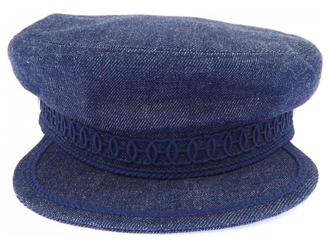 Hermès Gorra de denim Hermes CABOURG H ANCRE - vista 2