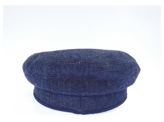 Hermès Gorra de denim Hermes CABOURG H ANCRE - vista 4