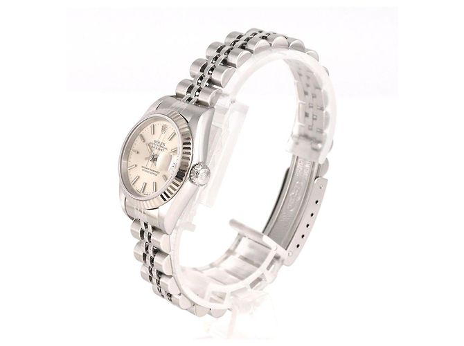 Rolex Datejust Stainless Steel White Gold Uhr - Ansicht 2