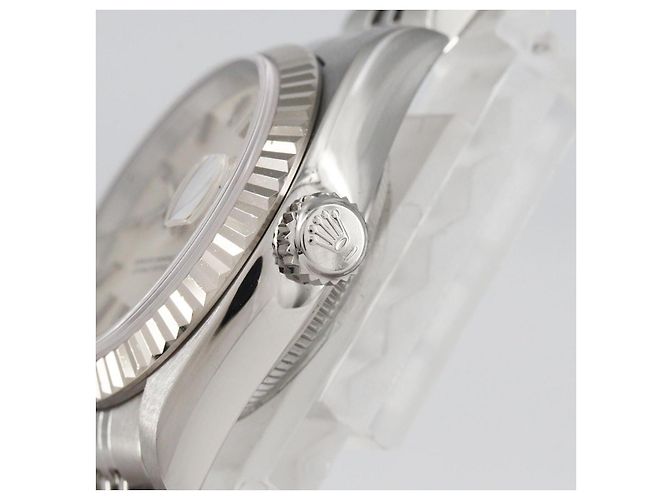 Rolex Datejust Stainless Steel White Gold Uhr - Ansicht 4