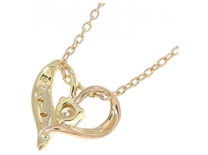Autre Marque Collana Cuore Diamante Au750 - vista 4