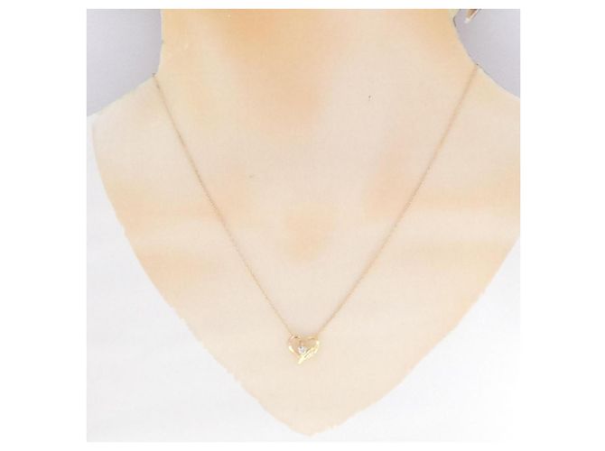 Autre Marque Collana Cuore Diamante Au750 - vista 6