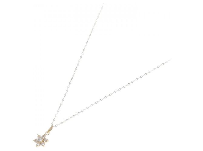 Autre Marque Collar Au750 Flower Diamond - vista 2