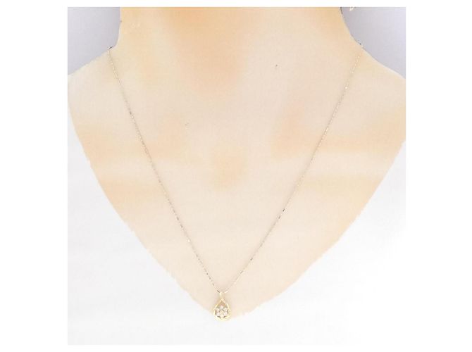 Autre Marque Au750 Blumen-Diamantkette - Ansicht 6