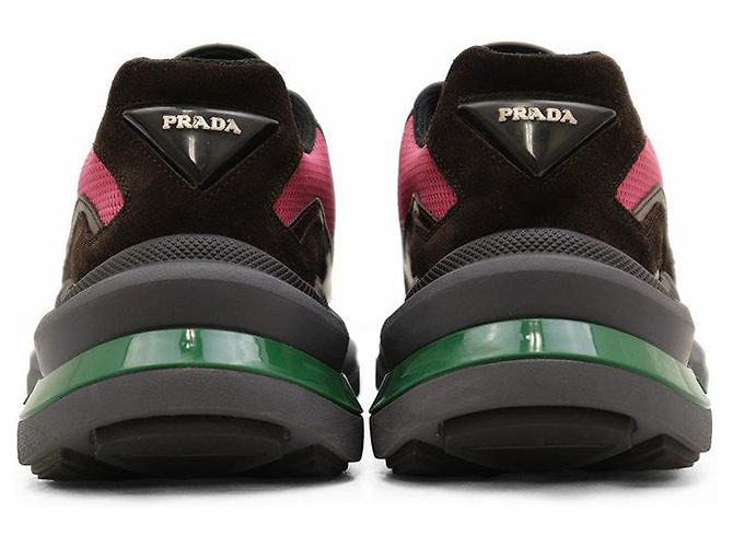 Prada System Leather Sneakers - view 5