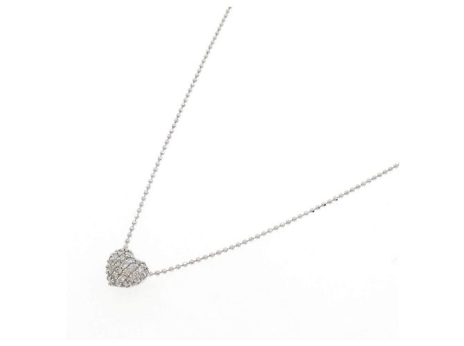 Autre Marque Collana in oro bianco Au750 e diamanti - vista 2