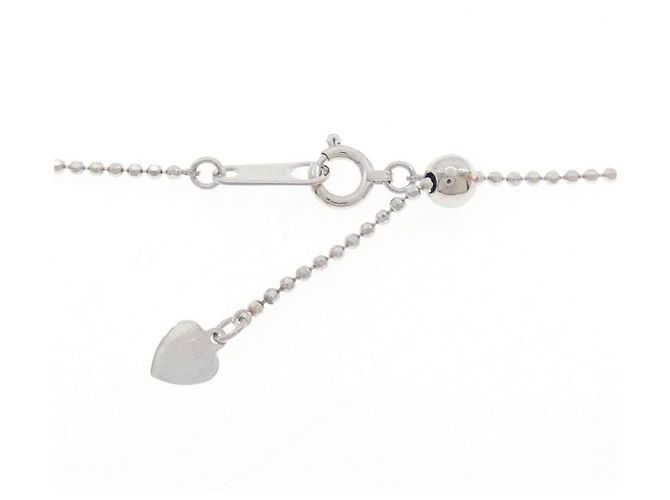 Autre Marque Collana in oro bianco Au750 e diamanti - vista 5