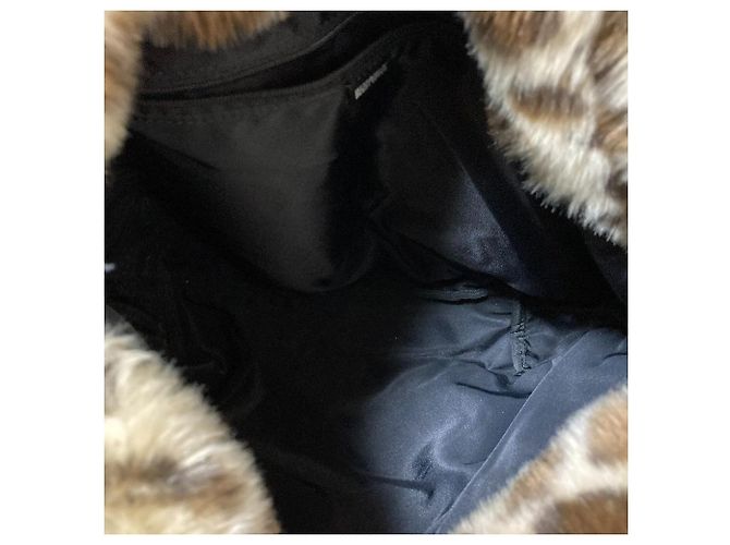 Autre Marque Borsa Tote HEAD PORTER in eco-pelliccia leopardata - vista 5