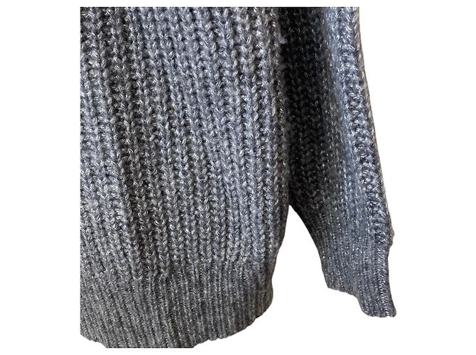 Autre Marque JOURNAL STANDARD Strickpullover mit Pailletten und Stehkragen - Ansicht 3