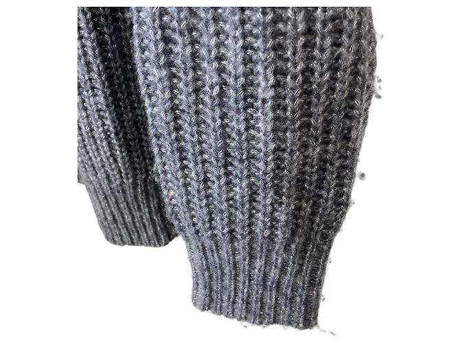 Autre Marque JOURNAL STANDARD Strickpullover mit Pailletten und Stehkragen - Ansicht 4