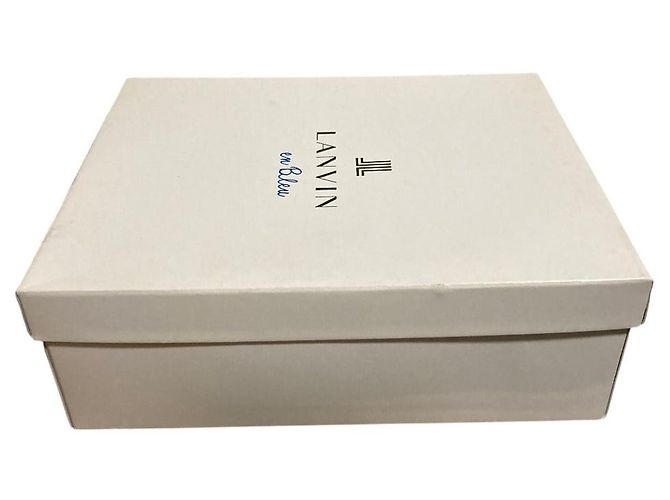 Bottines en cuir Lanvin en Bleu - vue 10