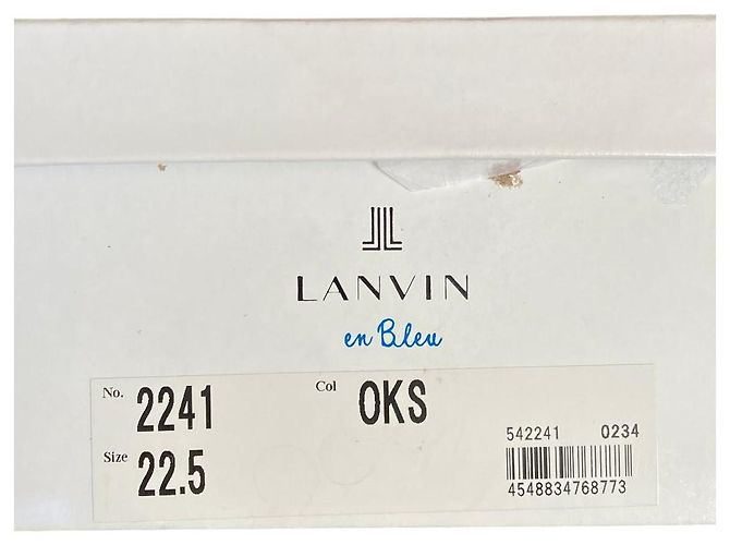 Bottines en cuir Lanvin en Bleu - vue 9