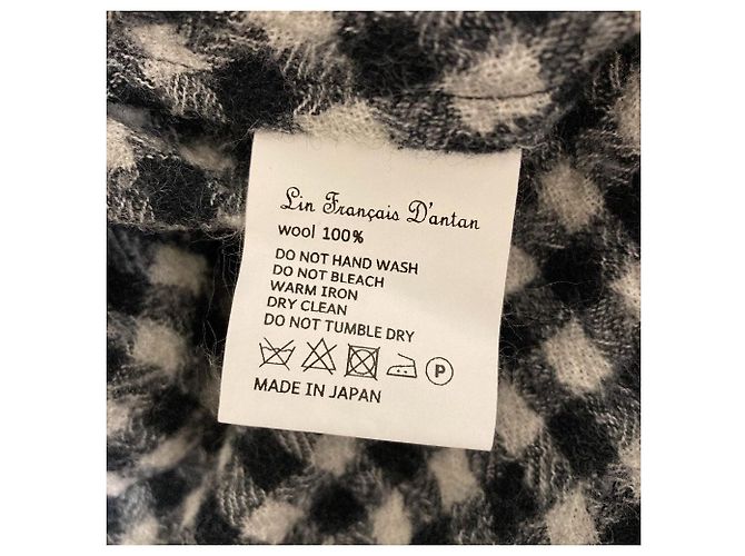 Autre Marque Ärmelloses Gingham Kleid Lin francais d'antan - Ansicht 3
