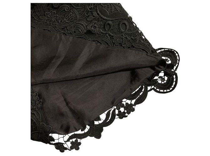 Autre Marque Gonna in pizzo nera ADORE - vista 5