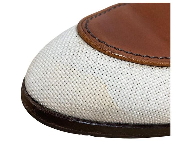 Scarpe business Louis Vuitton in pelle e canvas - vista 11