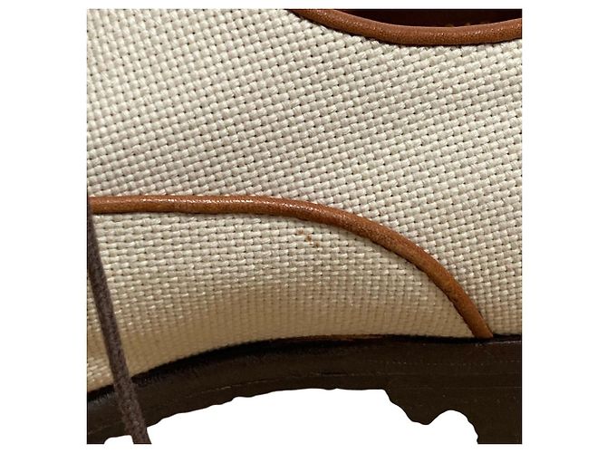 Scarpe business Louis Vuitton in pelle e canvas - vista 13