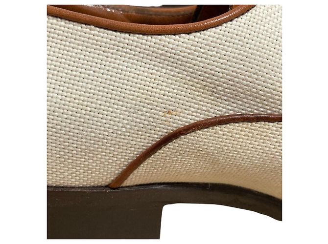 Scarpe business Louis Vuitton in pelle e canvas - vista 9
