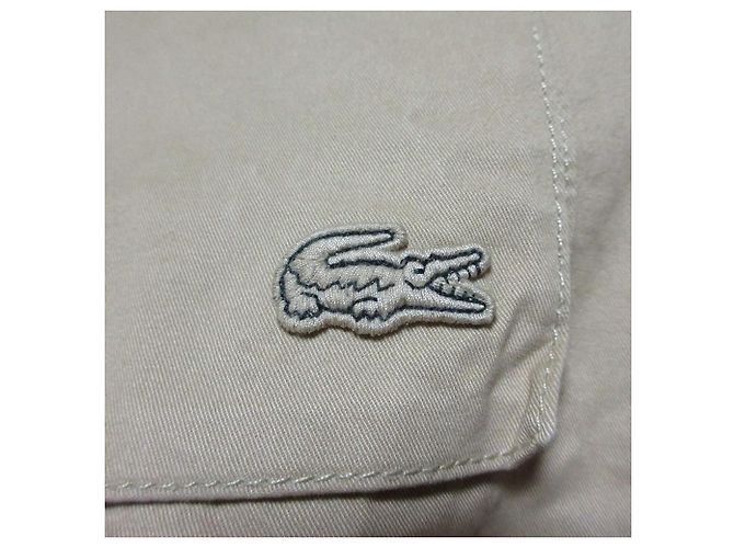 Autre Marque Casaco camisa de trabalho em sarja de algodão Lacoste - vista 4
