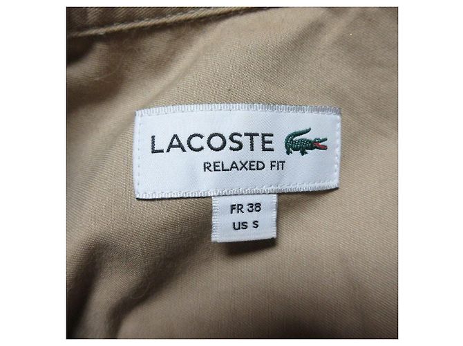 Autre Marque Casaco camisa de trabalho em sarja de algodão Lacoste - vista 5