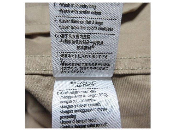 Autre Marque Casaco camisa de trabalho em sarja de algodão Lacoste - vista 7