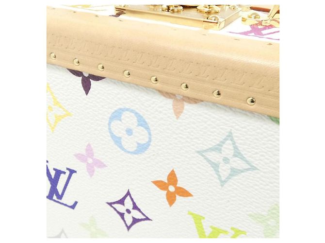 Borsa Louis Vuitton Petite Valise in canvas rivestito - vista 6