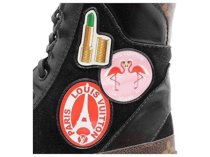 Louis Vuitton Laureate Monogram Platform Boots - view 13