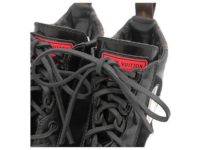 Louis Vuitton Laureate Monogram Platform Boots - view 2