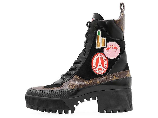 Louis Vuitton Laureate Monogram Platform Boots - view 4