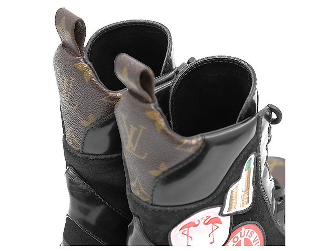 Louis Vuitton Laureate Monogram Platform Boots - view 6