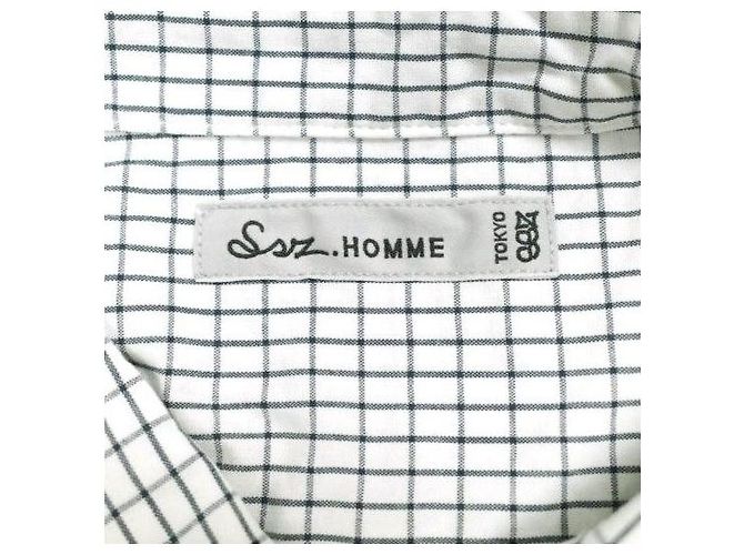 Autre Marque Camisa de cuadros de algodón SSZ Western Hydrodynamic Research Limited - vista 3