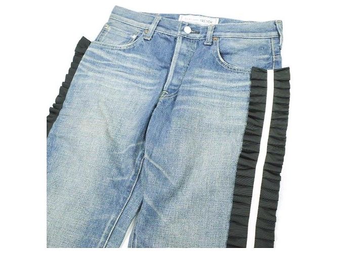 Autre Marque Tu es mon TRESOR Antique Jeans Denim Pants - vista 4