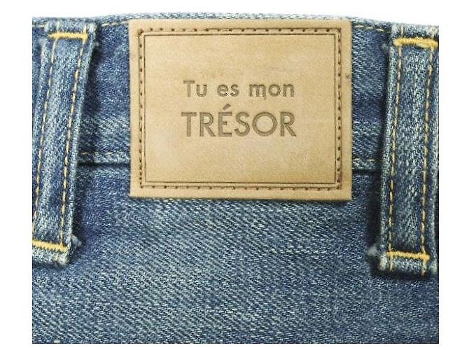 Autre Marque Tu es mon TRESOR Antique Jeans Denim Pants - vista 7