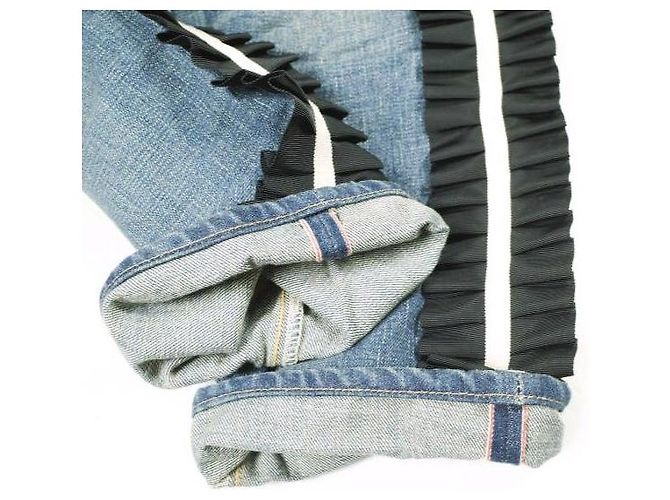 Autre Marque Tu es mon TRESOR Antique Jeans Denim Pants - vista 9