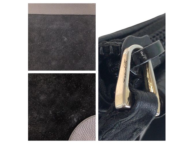 Borsa a tracolla Gucci in camoscio - vista 5