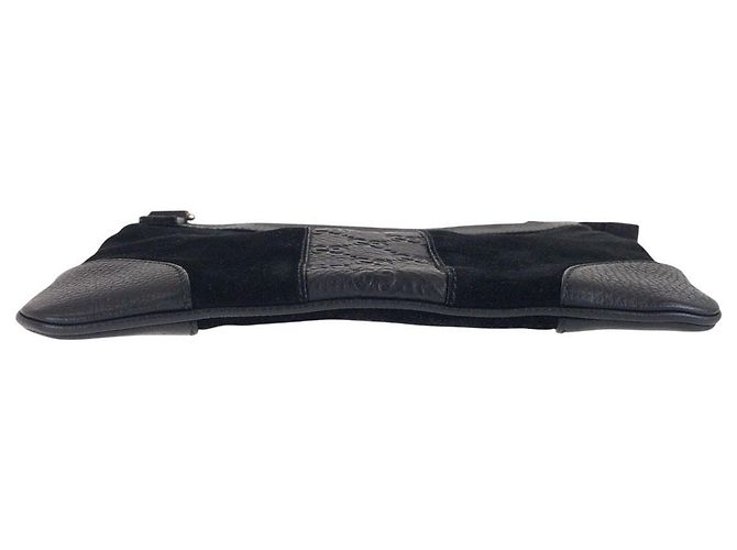 Borsa a tracolla Gucci in camoscio - vista 9